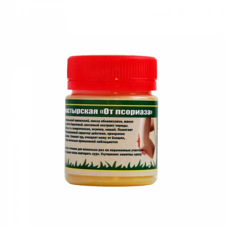 Мазь от Псориаза, пластик, 40 мл, "Кавказский Целитель"